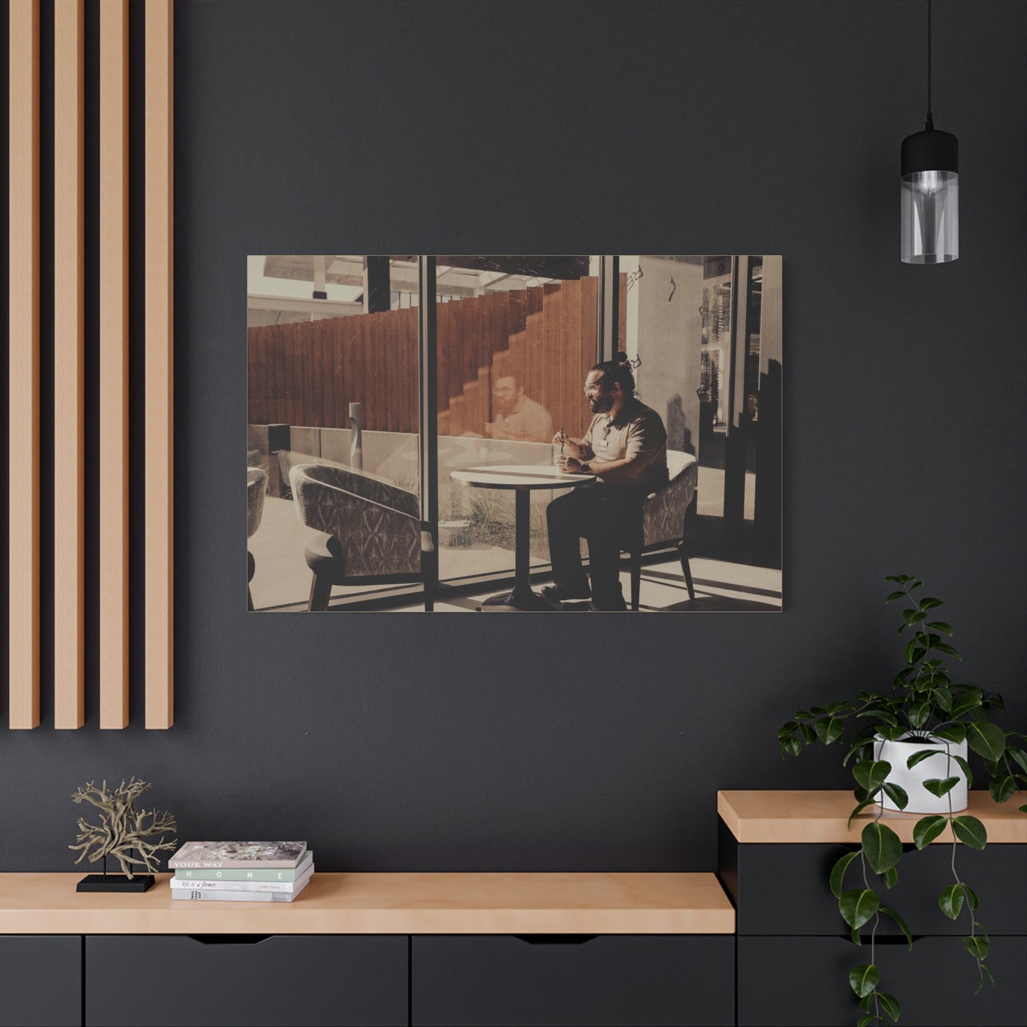 "ARBEITSPAUSE" Canvas Print