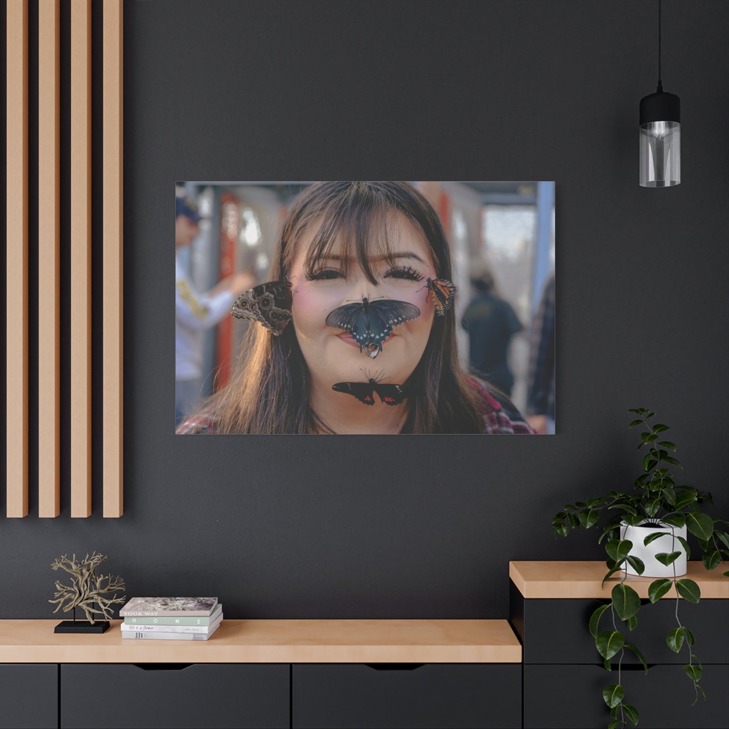 "KÜSSE VON SCHMETTERLINGEN" Canvas Print