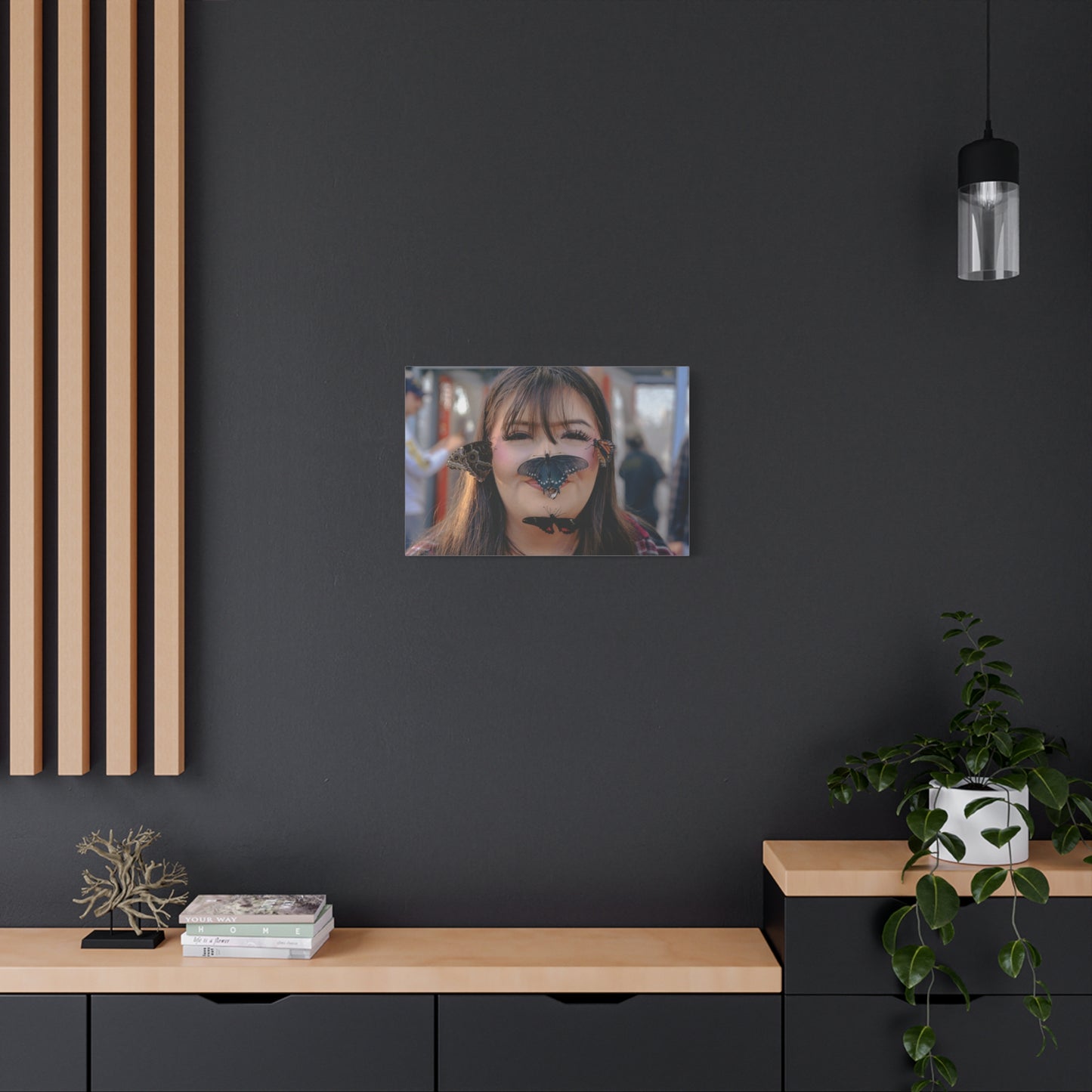 "KÜSSE VON SCHMETTERLINGEN" Canvas Print