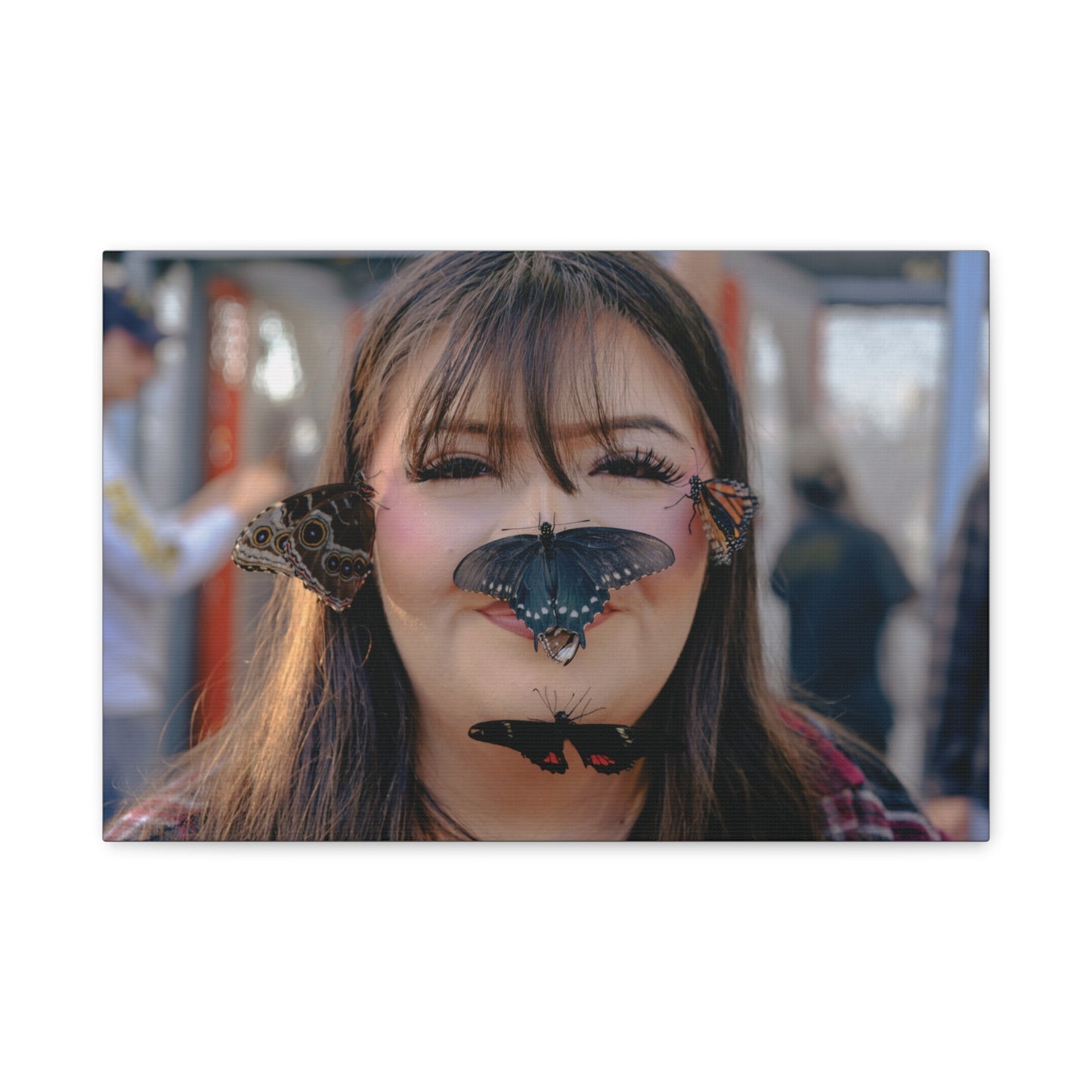 "KÜSSE VON SCHMETTERLINGEN" Canvas Print